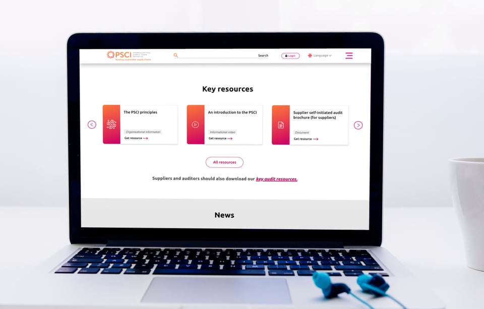 PSCI – UI/UX design och branding av en ny tillgänglig och modern webbplattform – bild 4