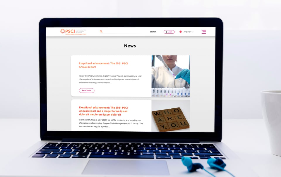 PSCI – UI/UX design och branding av en ny tillgänglig och modern webbplattform – bild 5