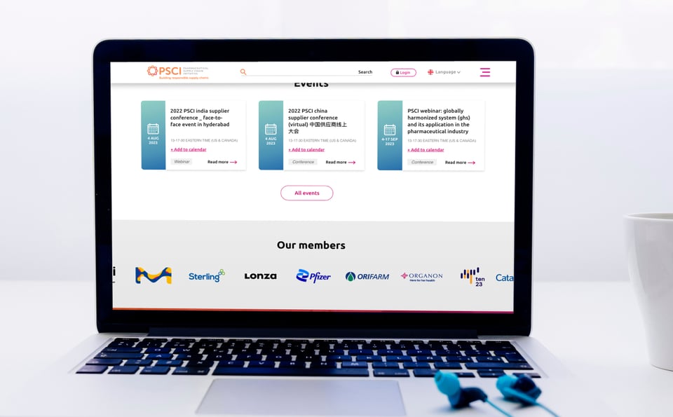 PSCI – UI/UX design och branding av en ny tillgänglig och modern webbplattform – bild 6